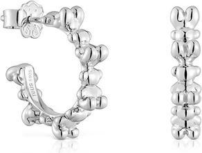 Tous - Bold Bear silver hoop earrings 1004194700