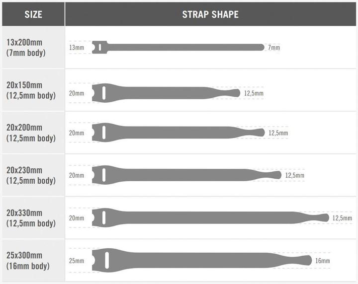 Actual product image Velcro brand One-Wrap Strap (Velcro cable ties, 200 mm, 25 pcs.)