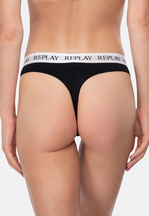 Actual product image Replay Women's pants with logo waistband 2-pack (L, pack of 2)