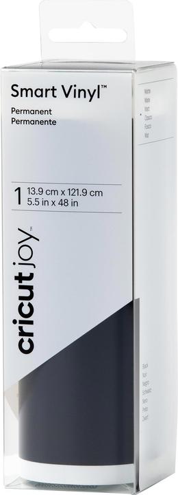 Cricut Smart Vinyl Permanent Joy 14x122cm 1 feuille Mat noir (P)