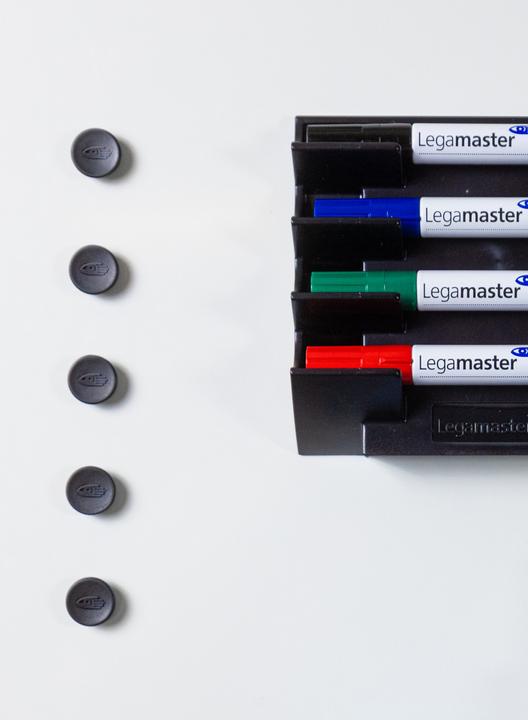 Produktbild Legamaster Haftmagnete 20mm schwarz (10 x)