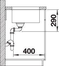 Produktbild Blanco Andano 700-U (Unterbauspüle, 74 cm, 44 cm)