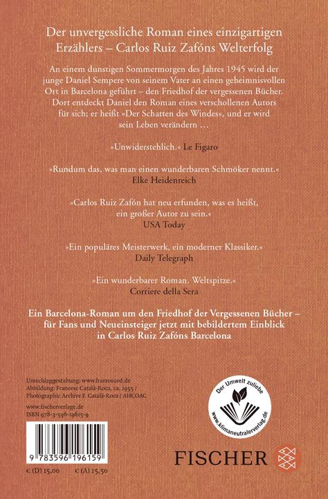 Immagine prodotto Der Schatten des Windes (Tedesco, Carlos Ruiz Zafón, 2013)