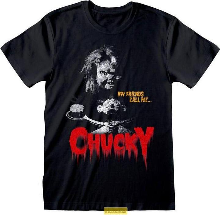 Heroes Inc Chucky Jeu d'enfant T-Shirt My friends Call Me Chucky (L) (L)