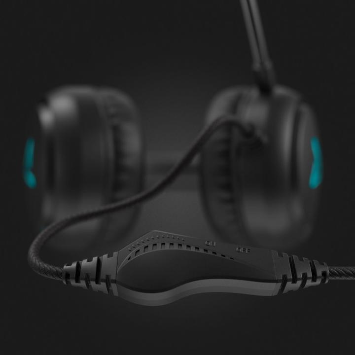 Produktbild Lamax LMXHGU1 headphones/headset Wired Head-band Gaming Black (Kabelgebunden)