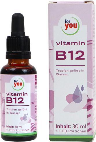 Actual product image For You Vitamin B12 liquid (1 Piece, Liquid)