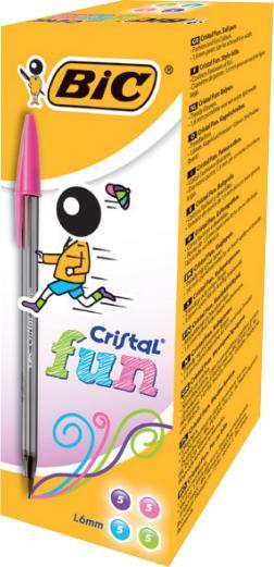 Image du produit Bic Cristal Fun (Multicolore, 20 x)