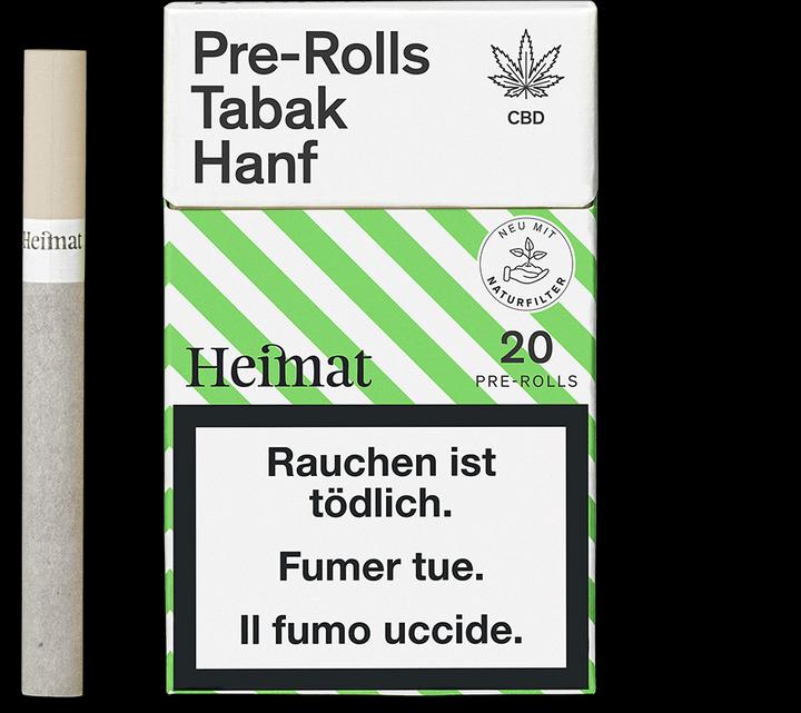 Heimat Tabak & Hanf (4g CBD) (20 Stk.)