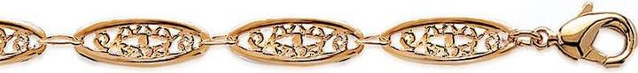 Immagine prodotto Lara BRACCIALE Placcato - 18 CM (18 cm, Ottone placcato oro)