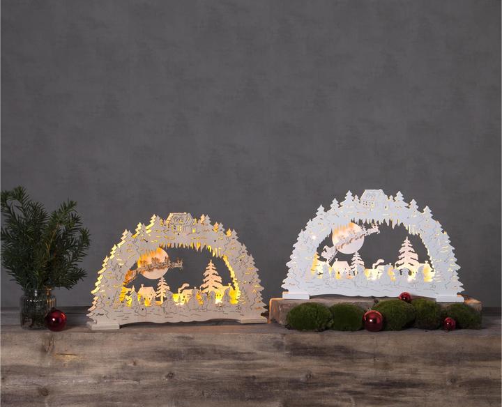 Immagine prodotto Star Trading Luce LED Deco Ulm 43 cm, Bianco