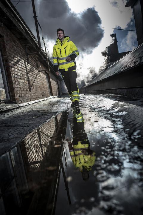 Image du produit Projob Parka imperméable et coupe-vent 3-en-1 EN ISO 20471 classe 3/2 (3XL)