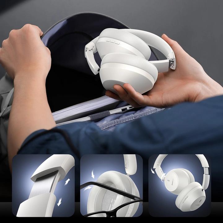 Image du produit Baseus Casque sans fil Boss 30 Max (blanc) (50 h, Sans fil)