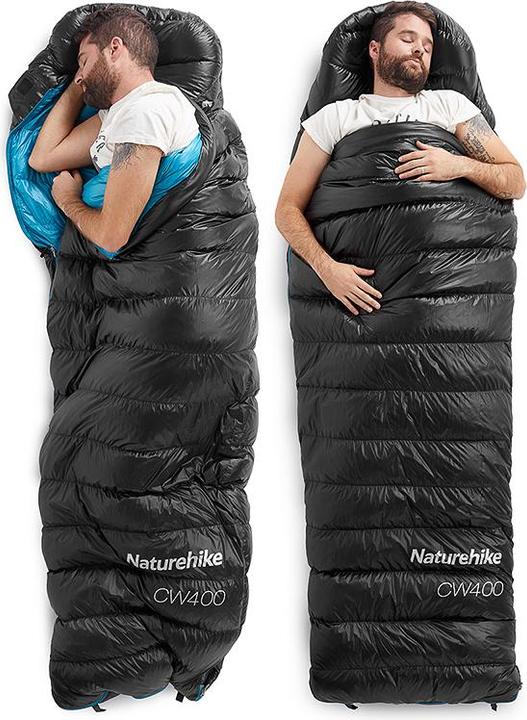 Productafbeelding Naturehike CW400 Square Down Sleeping Bag CW400M/Black/650 Duck Down