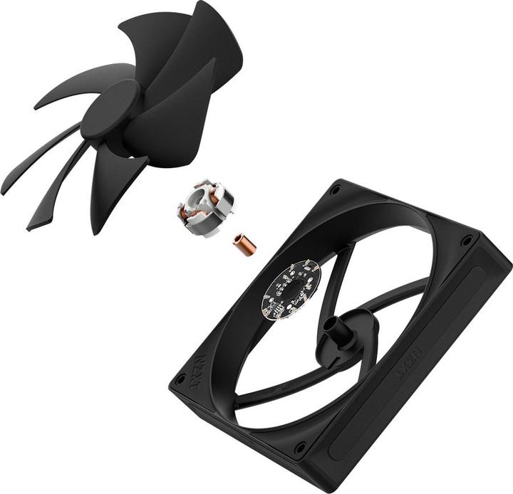 Actual product image NZXT F140P V2 black | 140mm case fan (140 mm, 1 x)