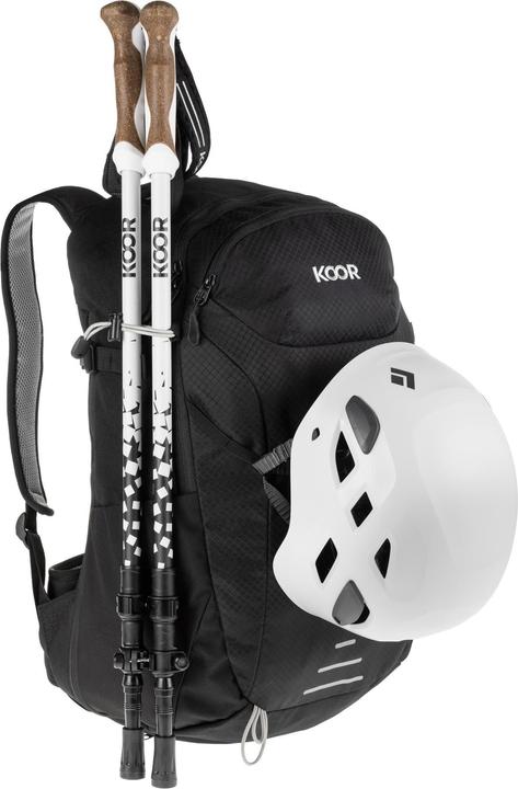 Actual product image Koor Pilloon 24 + 4 l hiking rucksack, black (28 l)