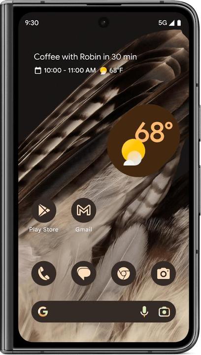 Immagine prodotto Google Pixel Fold (256 GB, Obsidian, 7.60", SIM + eSIM, 48 Mpx, 5G)