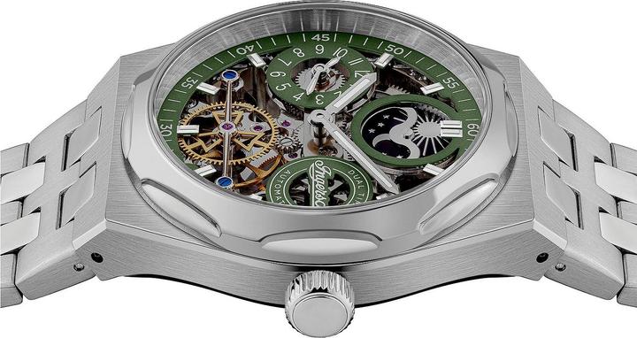 Actual product image Ingersoll 1892 Ingersoll I12905 The Broadway Dual Time Automatic Mens Watch 43mm 5ATM (Analogue wristwatch, 43 mm)