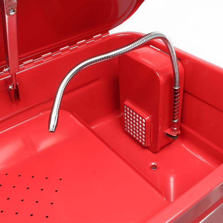 Produktbild Wiltec Teilewaschgerät 75,7L Stahl Teilereiniger Teilewäscher Rollbar