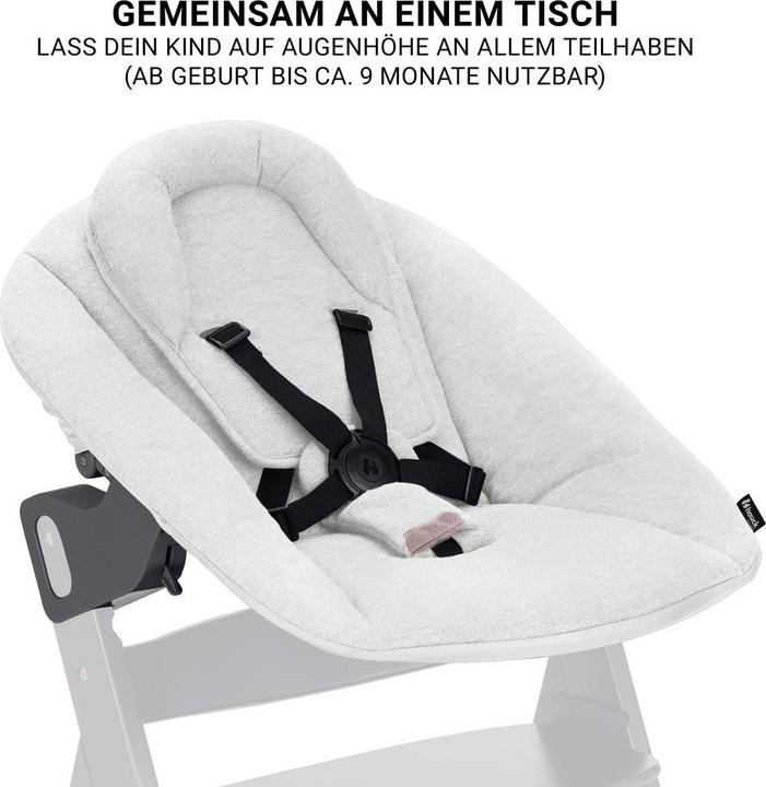 Produktbild Hauck Hochstühle Beta Plus White 5-tlg. Newborn Set - Hochstuhl (Hochstuhl)