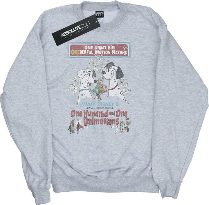 Disney 101 Dalmatians Retro Poster Sweatshirt