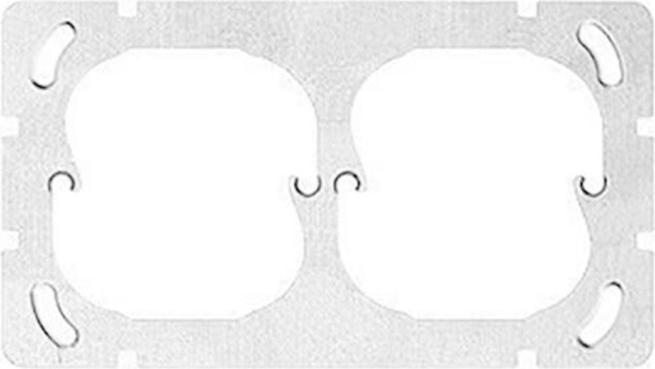 Feller Befestigungsplatte I+I horizontal 137x77mm