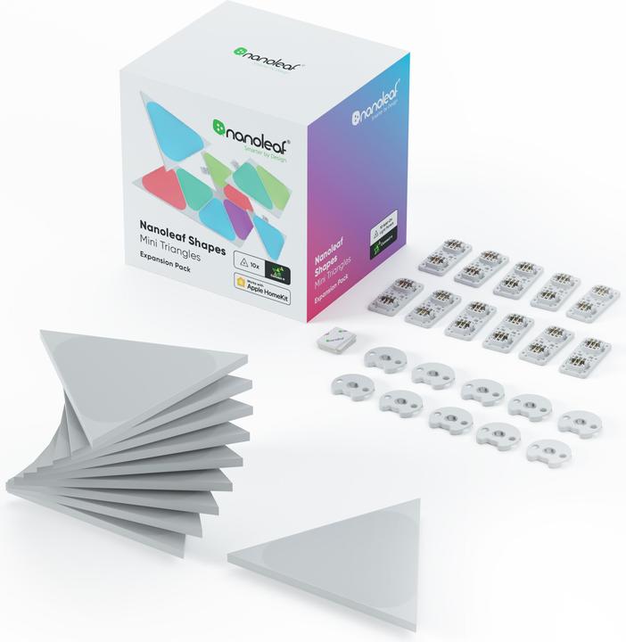 Actual product image Nanoleaf Shapes Mini Triangles Expansion Pack, 10 pcs. (200 lm)