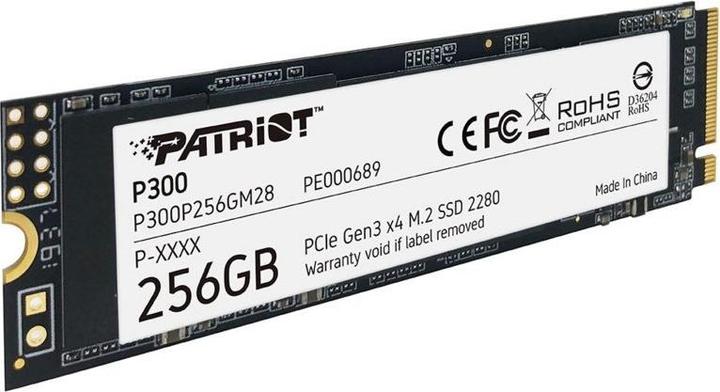Image du produit Patriot P300 SSD 256GB (256 Go, M.2 2280)