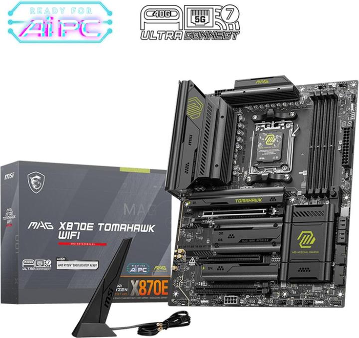 Actual product image MSI MAG X870E TOMAHAWK WiFi (AM5, AMD X870E, ATX)