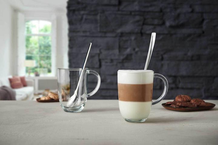 Actual product image Leonardo Latte Macchiato Glass Napoli 380 ml, 4 pieces, Transparent (380 ml, 2 x)