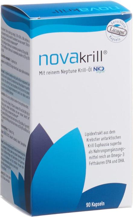 Actual product image Novakrill Krill oil capsule 500 mg (90 Piece, Capsules, 92 g)