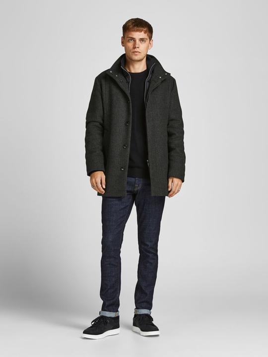 Produktbild Jack & Jones Fischgrätmuster Doppelkragen Jacke (XL)