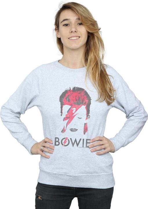 Produktbild David Bowie Aladdin Sane Distressed Sweatshirt (L)
