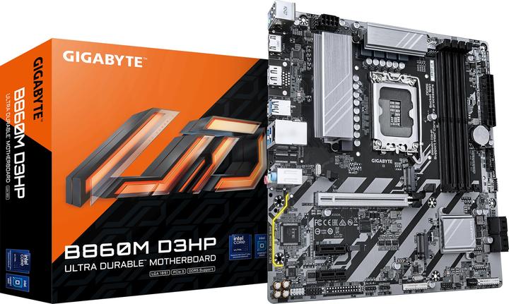Gigabyte MB GBT Intel 1851 B860M D3HP (Socket S1, Intel B860, mATX)