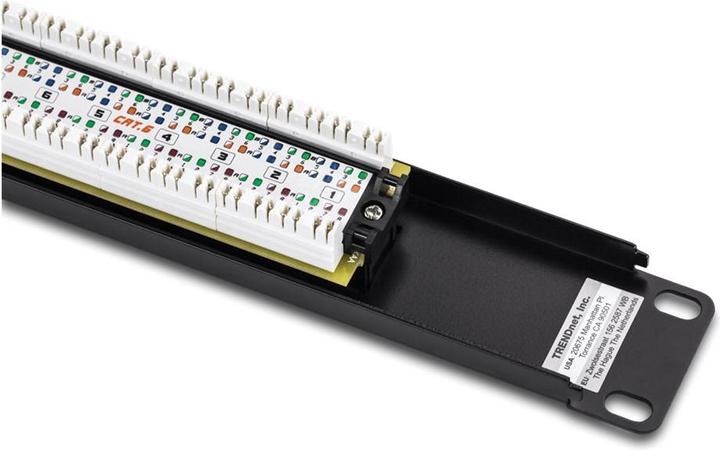 Actual product image Trendnet TC-P16C6 Patch Panel 16-port Cat6 Unshielded