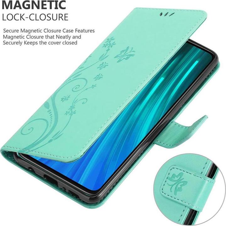 Productafbeelding Cadorabo Bloemen Boekomslag (Xiaomi Redmi Note 8 Pro)