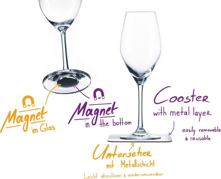 Produktbild Silwy Outdoor-Champagnerglas Kristallgläser 2er-Set (20 cl, 2 Gläser, Sektgläser)