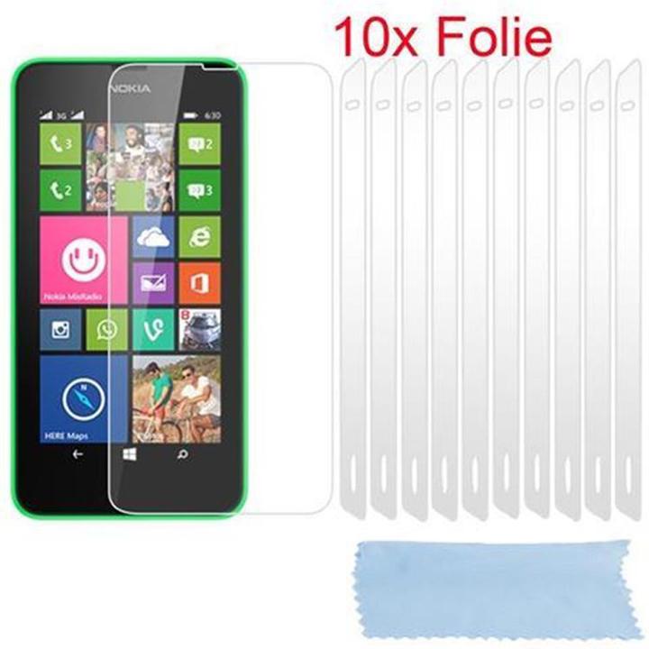 Produktbild Cadorabo 10x Schutzfolie (1 Stück, Nokia Lumia 630, Huawei Y635)