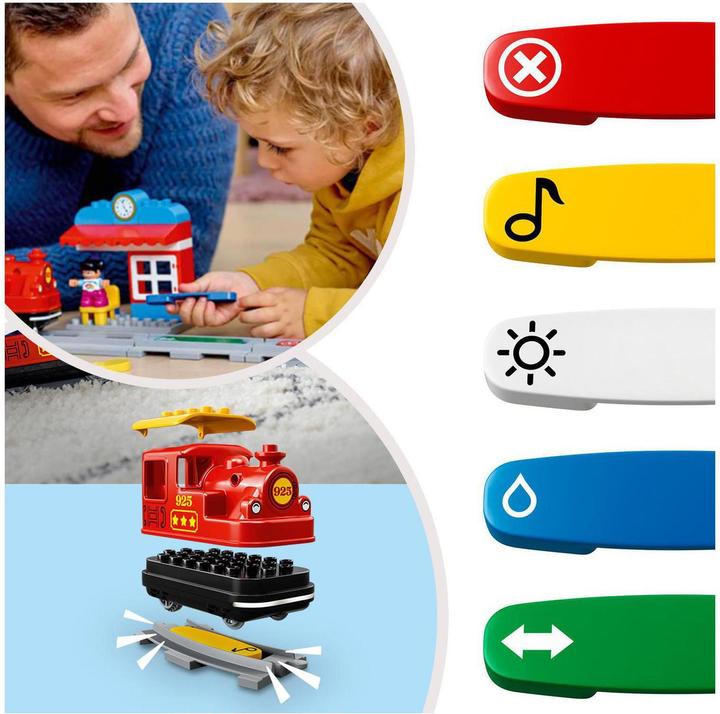 Productafbeelding LEGO Stoomspoorweg (10874)