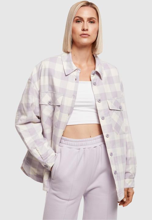 Actual product image Urban Classics Ladies Flannel Padded Overshirt - 10962 (M)
