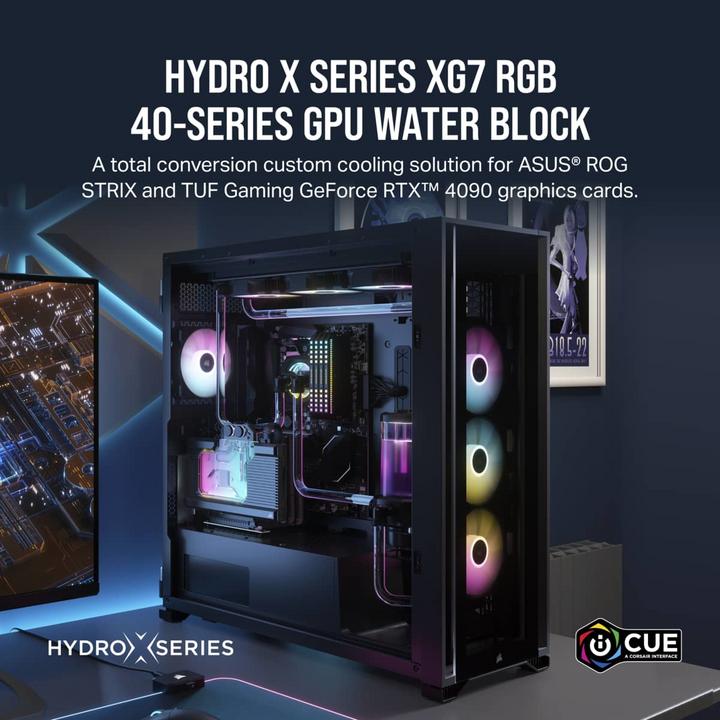 Actual product image Corsair GPU water block, XG7 RGB 40-Series