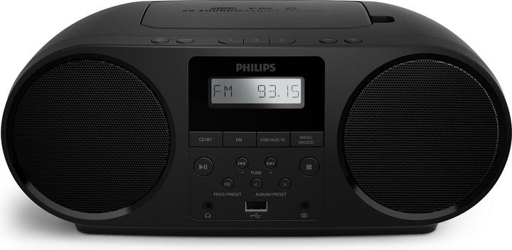 Produktbild Philips Radio/CD-Player TAZ5000/10 Schwarz, Radio Tuner: FM (FM, Bluetooth)