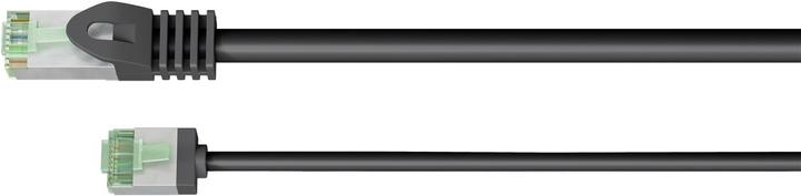 Produktbild Goobay Ultraflexibles CAT 8.1 Patchkabel, slim, U/FTP, schwarz (U/FTP, CAT8.1, 1 m)