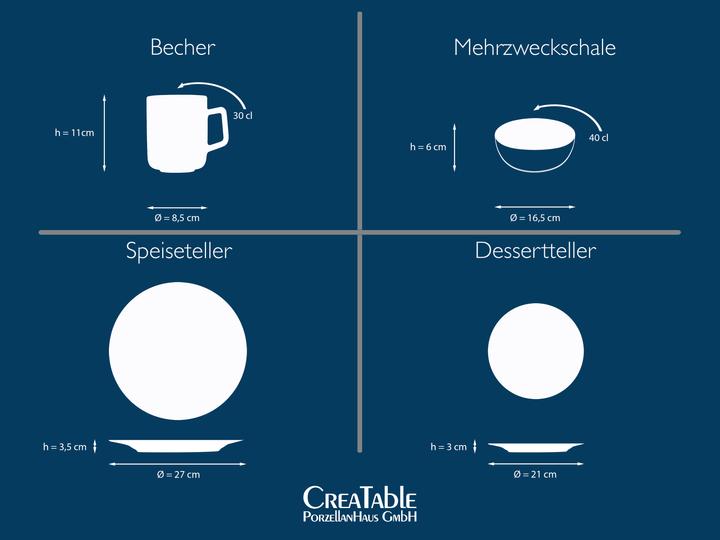 Actual product image CreaTable Sierra Nevada (8 Piece)