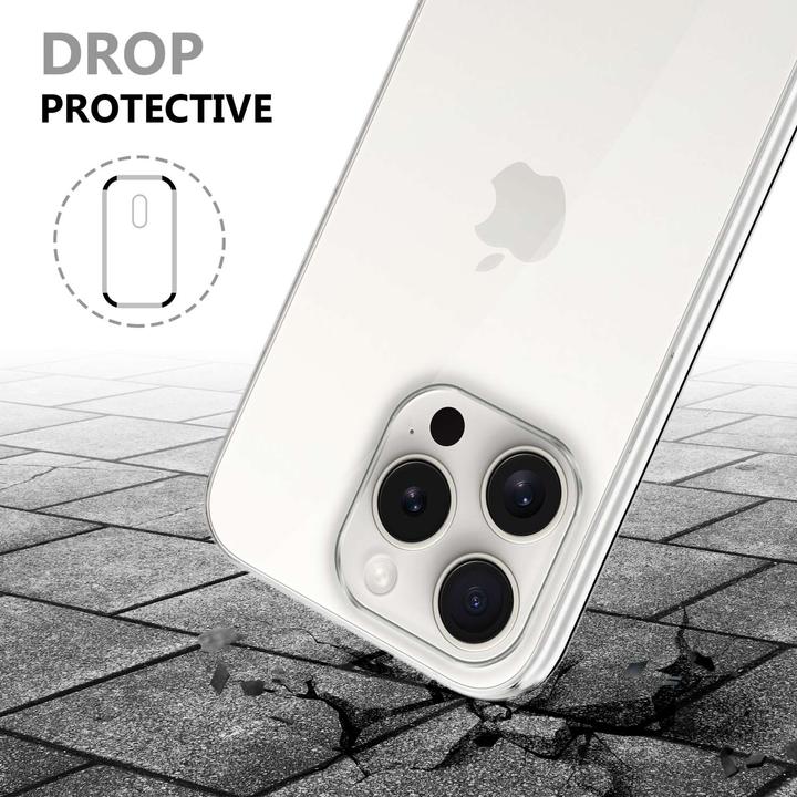 Actual product image Cadorabo Bumper Case for Apple iPhone 15 PRO TPU 360 Grad Case for Apple iPhone 15 PRO (Apple iPhone 15 Pro)