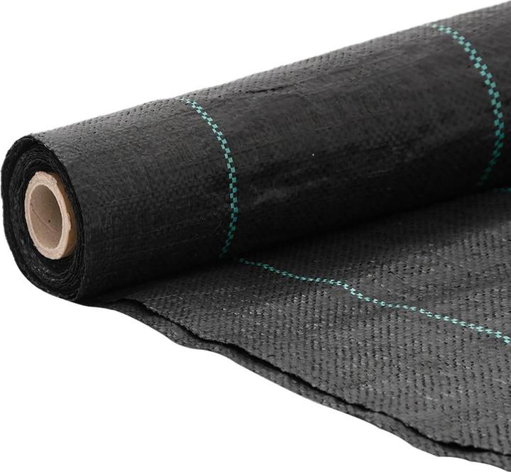 Produktbild VidaXL Unkrautvlies Gartenvlies Bodengewebe Unkrautfolie Schwarz 4x10m PP
