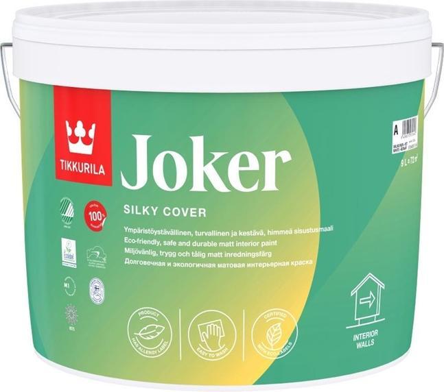 Tikkurila Paint Joker A Silk/Mat 9l (White, 9000 ml)