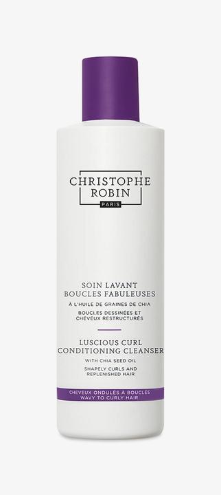 Actual product image Christophe Robin Luscious Curl Conditioning Cleanser with Chia Seed Oil (250 ml, Liquid shampoo)