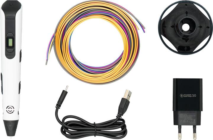 Produktbild Monox 3D Stift, inkl. Filamente - USB-C, weiss