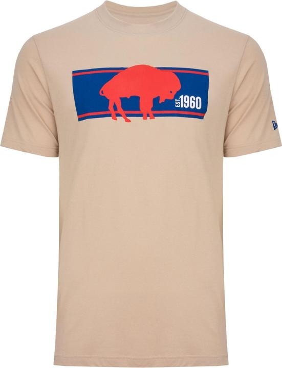 New Era Shirt - NFL SIDELINE Buffalo Bills stone - XXL (XXL)
