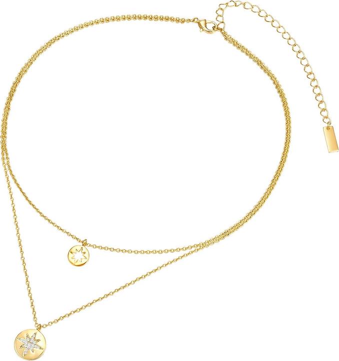 Produktbild Lulu & Jane Damen Kette Stern Metall - 35596 (Metall-Legierung)